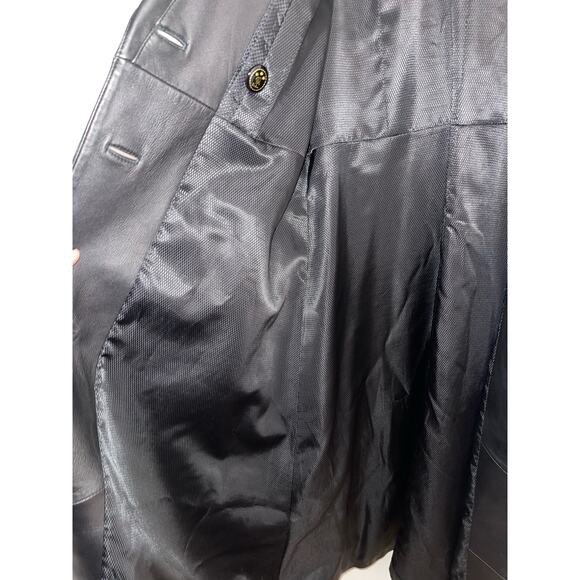 Rosleen Women’s Genuine Leather Full Length Coat Size Large - Picture 10 of 12